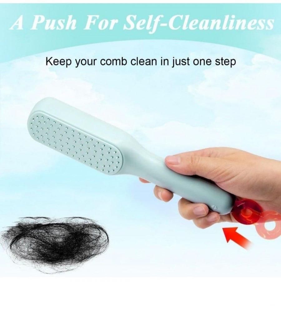 अब बालों की उलझन और झड़ना हुआ Bye-Bye: Self cleaning Anti-static Massage Comb