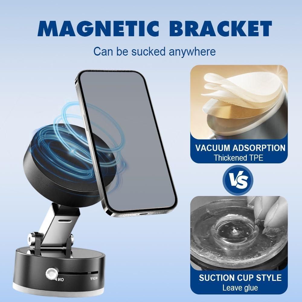 Vacuum Suction Magnetic Bracket