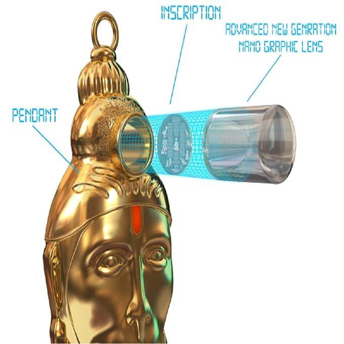 Unisex Shree Hanuman Chalisa Locket with Chain  ( सिर्फ आज के लिए ऑफर 699)
